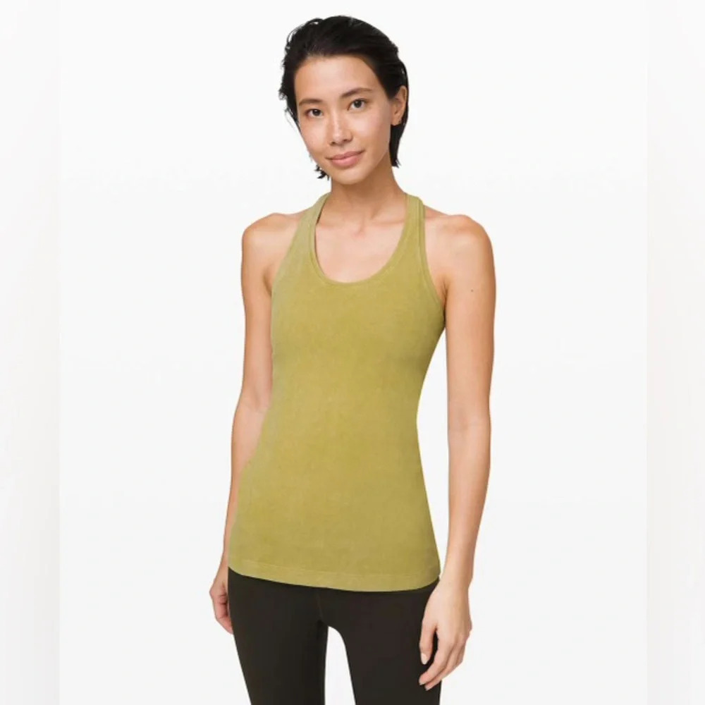 LULULEMON ATHLETICA Cool Racerback II *Dye in Washed Grape Leaf